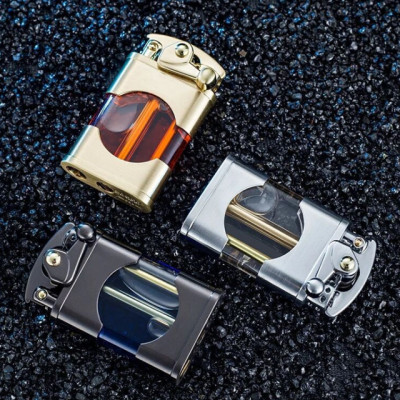 Vỏ Hột Quẹt Bật Lửa Xăng Bấc Đá 660 Thiết Kế Lộ Thiên Đẹp Độc Lạ - Giao Màu Ngẫu Nhiên