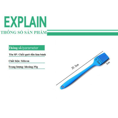 Cọ Quét Dầu Bằng Silicon Dùng Để Làm Bánh