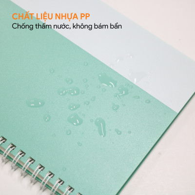 Sổ lò xo A5 kẻ ngang Designism AO+ 140 trang, nhiều màu sắc DN675