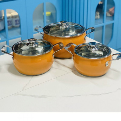 Bộ nồi chảo 5 món Arber AN06SMC Hàng chính hãng