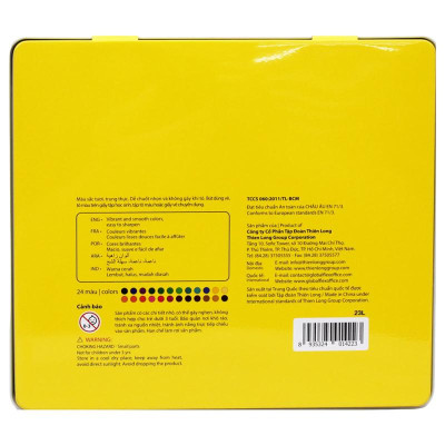 Hộp 24 Bút Chì Gỗ Đen Black Wood Colored Pencils - Colokit CPC-C030