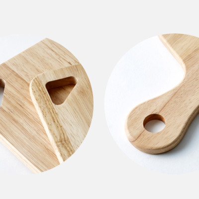  Bộ 3 Thớt Gỗ Cây Cao Su Lock&Lock LWC001S3