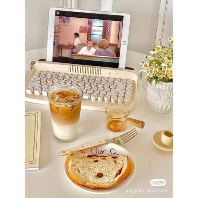 Cốc thuỷ tinh chịu nhiệt miệng loe phong cách Hàn - Uống cafe, trà, nước ép, decor