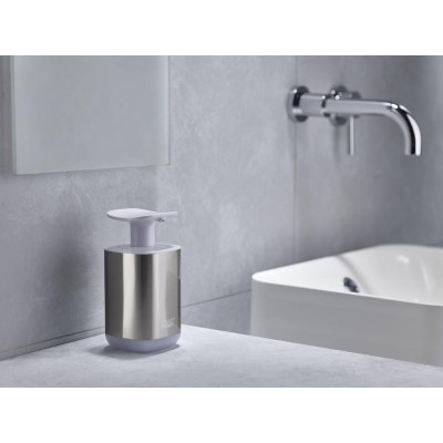 Bình đựng nước rửa tay cao cấp Joseph Joseph 001969 - Presto Steel Hygienic Soap Dispenser