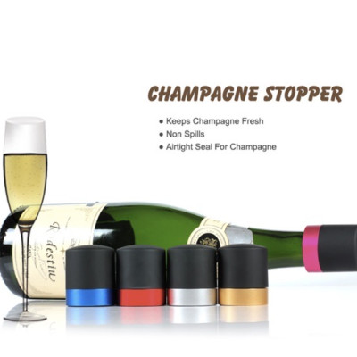 Nắp đậy bảo quản chai rượu vang, sâm panh thế hệ mới nhiều màu sắc