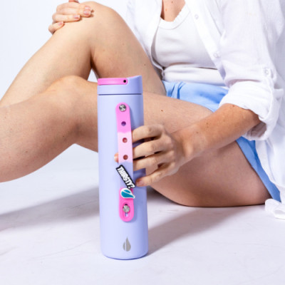 [Elemental chính hãng - Thương hiệu Mỹ] Bình giữ nhiệt Elemental Iconic Charm 590ml màu tím lilac, giữ nhiệt tốt, inox 304, an toàn sức khỏe