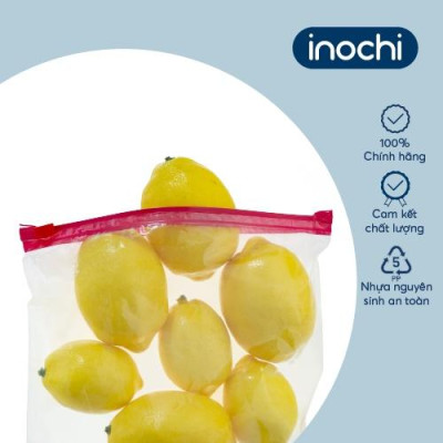 Túi zipper đa năng Shinshen 1L (có khóa kéo loại đỏ - đáy mở rộng) - Hộp 20 túi