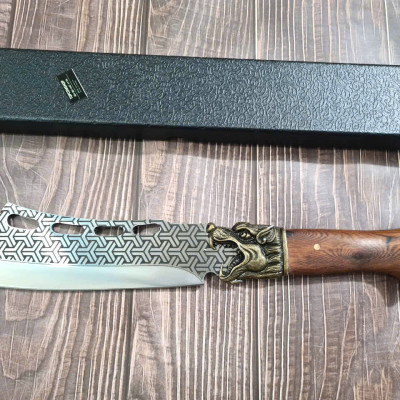 DAO BẾP , DAO CHẶT THÉP KHÔNG RỈ CAO CẤP MÃ A5 TR12 NTVN top