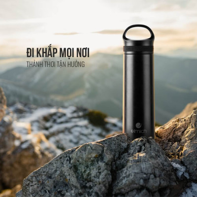 Bình Giữ Nhiệt Inox 304 Elmich EL-3686OL 500ml, Hàng Chính Hãng, Nắp Tích Hợp Quai Xách - JoyMall