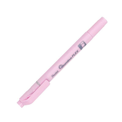 Bút Dạ Quang 2 Đầu Pastel Pentel-SLW11P-P - Pastel Pink - Hồng