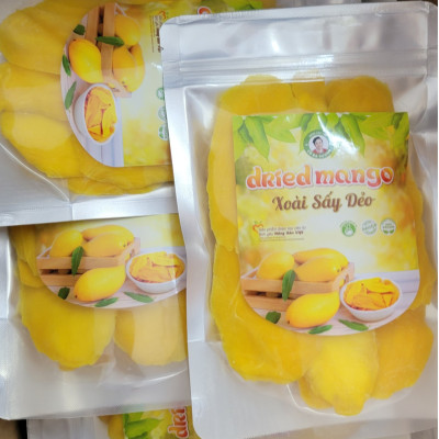 Xoài sấy dẻo, nguyên vị 100% tự nhiên, ăn vặt siêu ngon, nông sản sạch