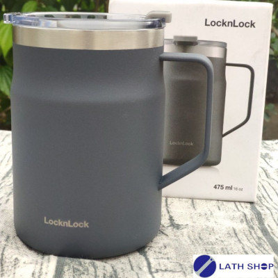Ca Giữ Nhiệt/ Giữ Lạnh Lock&Lock Chất Liệu Thép Không Gỉ 475ml - Hàng Chính Hãng