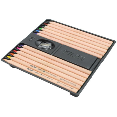 Hộp 12 Bút Chì Màu Gỗ Tái Chế Milan Maxi 07226212FSC