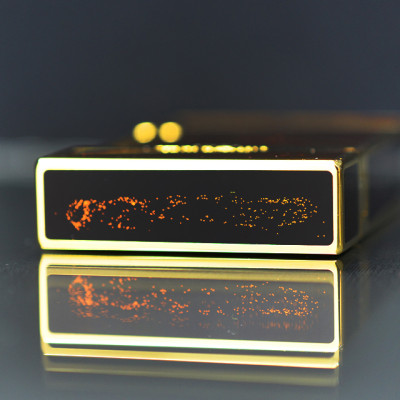 Vỏ Hột Quẹt Bật Lửa Upon Gas Đá D213V Họa Tiết Sơn Mài Kim Tuyến In logo Đẹp Độc Lạ - Dùng Gas Đá Cao Cấp