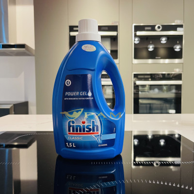 Combo Gel rửa bát Finish Classic 1.5l + Muối Finish 1.5kg + Nước làm bóng Finish 400ml hương chanh