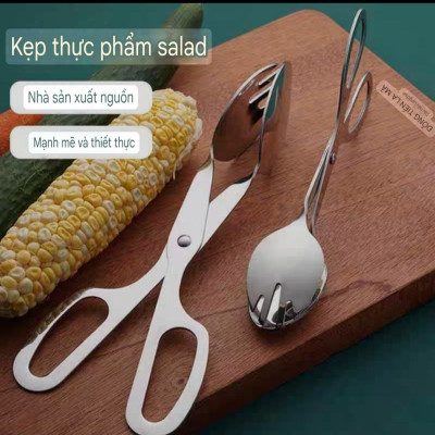 Kéo Gắp Thức Ăn Inox Cao Cấp