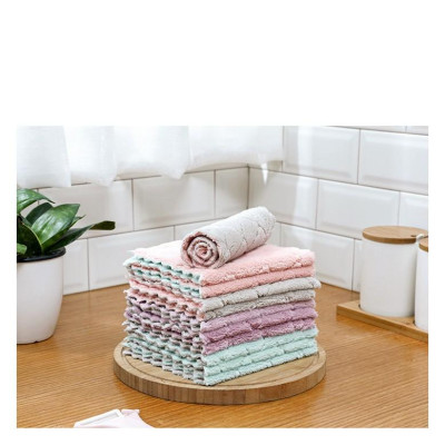 Khăn lau bếp cao cấp 2 mặt siêu dai siêu thấm nước siêu mềm mại 16x27cm sẵn kho sll mời sỉ