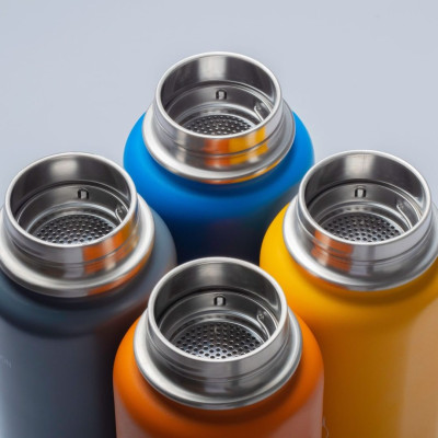 Bình giữ nhiệt LocknLock Riga Tumbler Vietnam Edition màu Hồng tím - Hoa sen LHC4160VOL 897ml, Hàng chính hãng, có quai xách dễ dàng mang đi - JoyMall