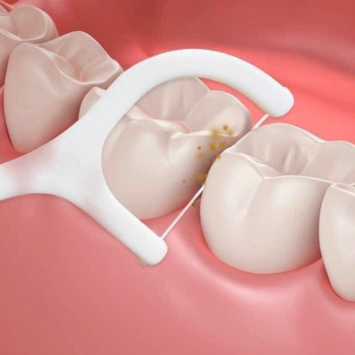 Hộp 50 Tăm Chỉ Nha Khoa Tăm Nhựa Nha Khoa Tiện Dụng Làm Sạch Răng