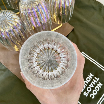 BỘ 6 LY THỦY TINH UỐNG NƯỚC CAO CẤP TRẮNG ANH TRAI - ANTH685