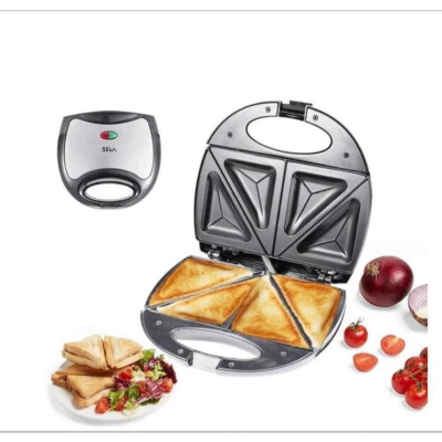 Máy kẹp nướng bánh mì sandwich SK550 Màu Đen nướng nhanh chín đều, chống dính tốt