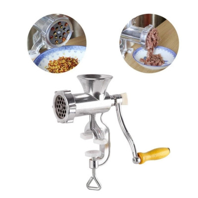 Máy Xay Thịt Quay Bằng Tay Chất Liệu Gang Size 10 - Kèm 3 Ống Nhồi, Chất Lượng Loại Tốt