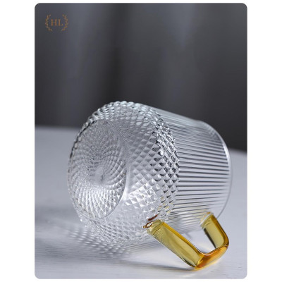 BỘ BÌNH CỐC BOROSILICATE SIÊU NHẸ - CHỊU NHIỆT - CƯỜNG LỰC | Bình cốc thuỷ tinh phong cách NORDIC vân kim cương (Mix Lẻ)