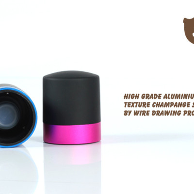 Nắp đậy bảo quản chai rượu vang, sâm panh thế hệ mới nhiều màu sắc