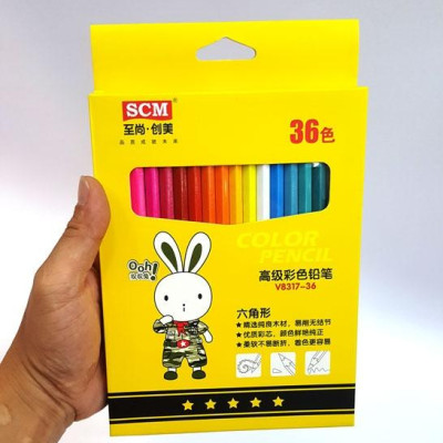 Chì 36 Màu SCM V8317-36 - Bao Bì Màu Vàng