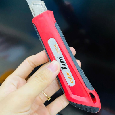 [COMBO 5 Dao rọc giấy KIRITO]  lưỡi 18mm - Dụng cụ hỗ trợ trong văn phong cho việc cắt giấy, dây điện, bìa cứng.