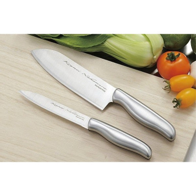 Set 2 chiếc dao làm bếp Nakamura ( 24cm & 16.4cm), làm từ thép chống gỉ sét, chống ăn mòn, không chứa thành phần độc hại - nội địa Nhật Bản 