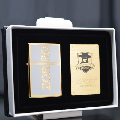 Vỏ Hột Quẹt Bật Lửa Xăng Bấc Đá Zorro ZYN001 Thiết Kế Sang Trọng Cao Cấp - Nhiều Màu