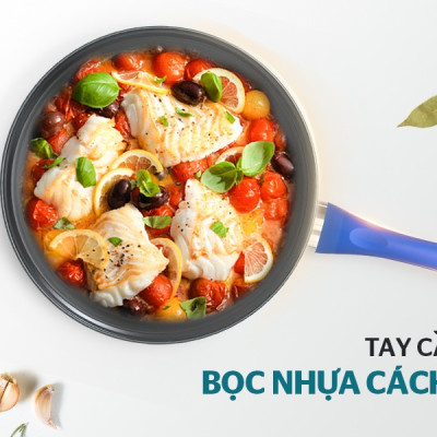 Bộ nồi chảo inox 5 đáy Sunhouse SHG509 - Hàng Chính Hãng