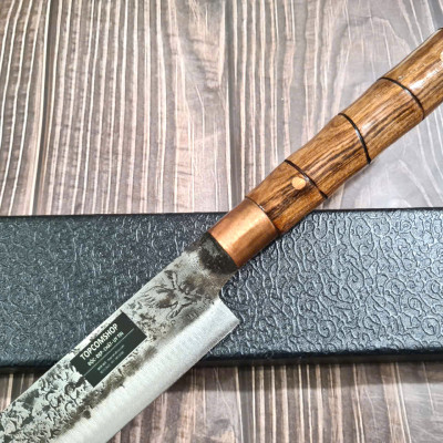 DAO BẾP PHÚC SEN -  DAO BẾP SASHIMI MẶT HOA VĂN MÃ Sk1 N4