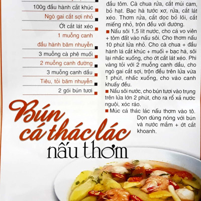 60 Món Ăn Được Ưa Thích - Bún, Mì, Cháo, Lẩu