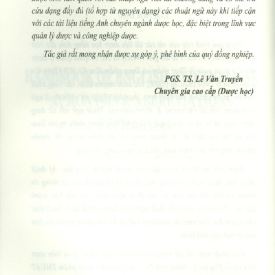 Sổ Tay Thuật Ngữ Viết Tắt Anh - Việt Dùng Trong Ngành Dược (Khoảng 7.000 Mục Từ) (Bìa Cứng) - Lê Văn Truyền