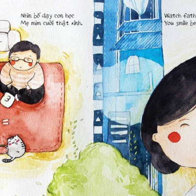 Con Yêu Mẹ Vì Mẹ Là Tất Cả - Sách Thơ Song Ngữ Nuôi Dưỡng Tâm Hồn Bé