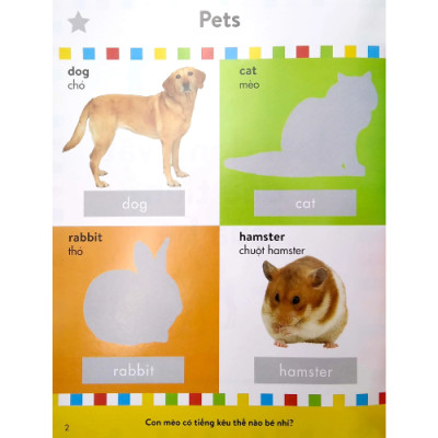 100 Loài Động Vật Đầu Tiên Của Bé - Sách Dán Hình Thông Minh - Hơn 500 Hình Dán