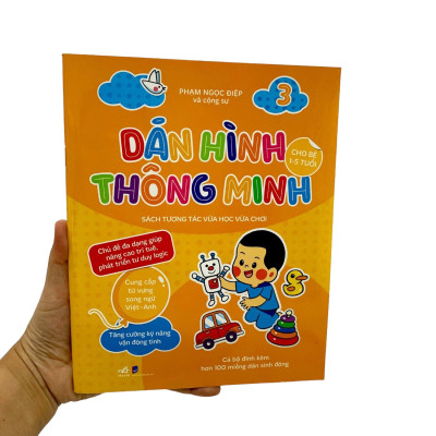 Dán Hình Thông Minh - Sách Tương Tác Vừa Học Vừa Chơi - Tập 3 (Dành Cho Bé 1-5 Tuổi)