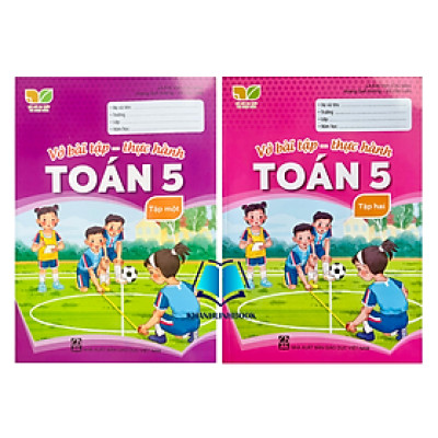Sách - Combo Vở bài tập - Thực hành Toán lớp 5 - tập 1 + 2 (Kết Nối)