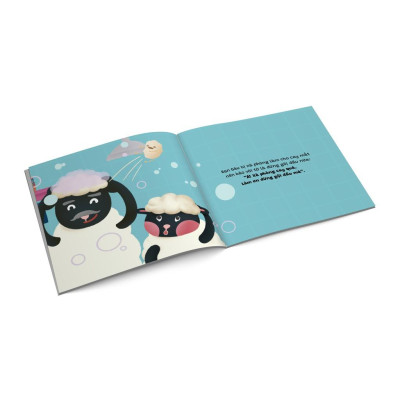 Ehon Kỹ Năng Sống - Để Con Yêu Tự Lập - Cùng Gội Đầu Nào