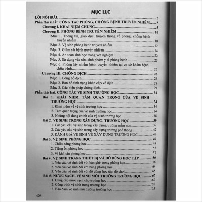 Sách Hướng Dẫn Công Tác Phòng Chống Dịch Bệnh Trong Nhà Trường - V2470T