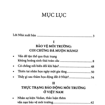 Khủng Hoảng Môi Trường Có Phải Nguy Cơ Hết Thuốc Chữa?
