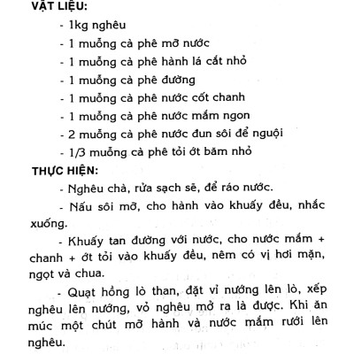 Thực Đơn Cuối Tuần