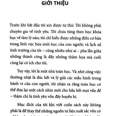 TedBooks - Thuật Toán Của Tình Yêu