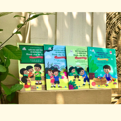Combo 4 Tập _ Giáo Dục Giới Tính Và Nhân Cách Dành Cho Bé Trai _ Đinh Tị