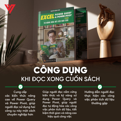 Combo 2 Sách Power Query & Power Pivot Và Excel Cơ Bản Đến Nâng Cao Kèm Video Khóa Học
