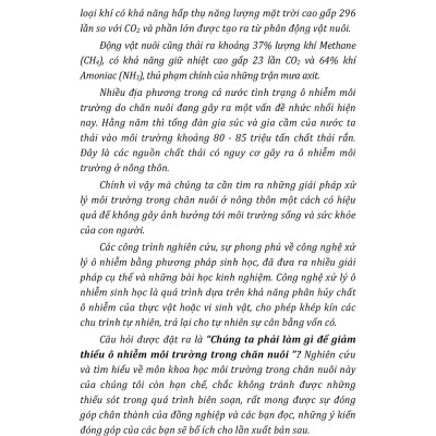 Vệ Sinh Môi Trường Trong Chăn Nuôi