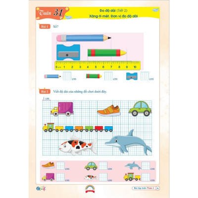 Bài Tập Tuần - Toán 1 - Cả Năm - Chân Trời Sáng Tạo - Bản Quyền