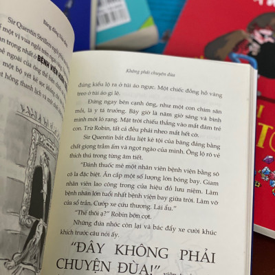 COMBO BỘ SÁCH  CHO TRẺ CỦA DAVID WILLIAMS (5 CUỐN): ÔNG NỘI VƯỢT NGỤC + BÁNH MÌ KẸP CHUỘT + BÀ NỘI GĂNG XTƠ + BĂNG ĐẢNG NỬA ĐÊM + NHA SĨ YÊU QUÁI +